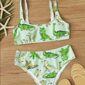 NEW Shein Dinosaur Bathing Suit
